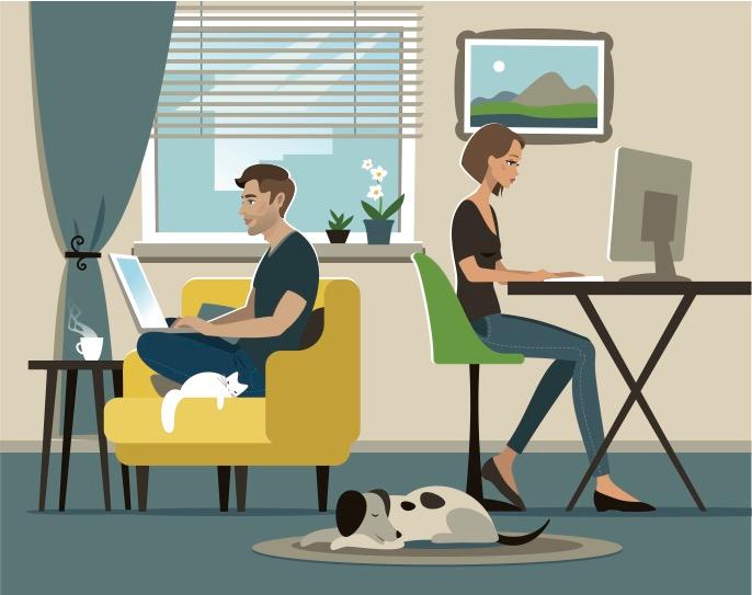 Télétravail,  mode d’emploi