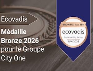 city-one-obtient-la-medaille-bronze-ecovadis-2026