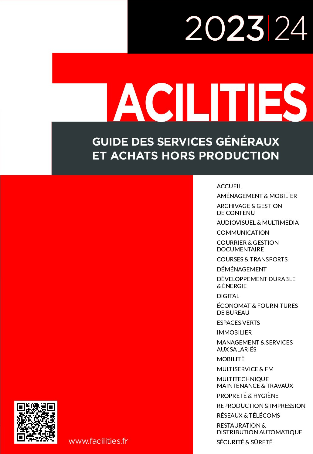 Couverture Guide Facilities